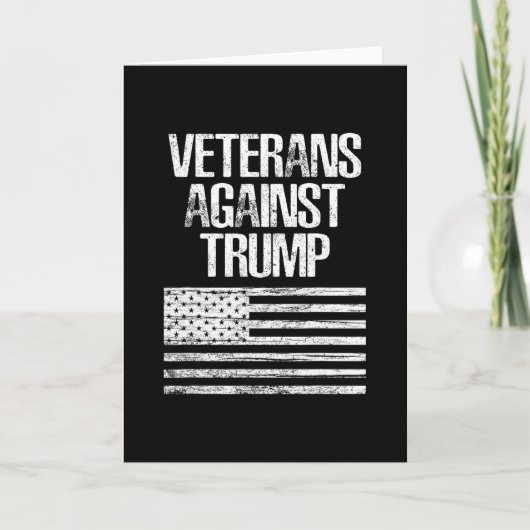 Carte Vétérans contre Trump (Devant)