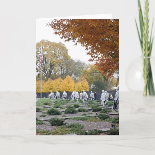 Carte vétérans du Mémorial de la guerre de Corée (Devant)