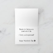 Carte Vétérinaire Valentine (Intérieur)