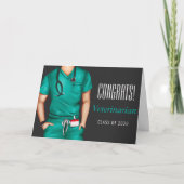 Carte Veterinary Graduation Congratulations Card (Devant)