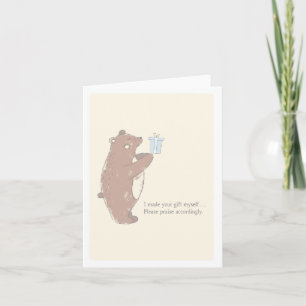 Carte Veuillez en faire l'éloge. Drôle pour cadeau fait 