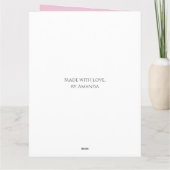 Carte Veux-tu être ma Demoiselle d'Honneur Robe de Maria (Dos)