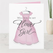 Carte Veux-tu être ma Demoiselle d'Honneur Robe de Maria (Devant)