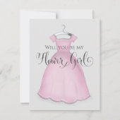 Carte Veux-tu être ma Demoiselle d'Honneur Robe de Maria (Devant)