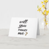 Carte Veux-tu m'épouser? (Fleur jaune)