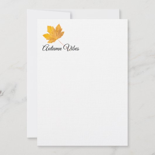 Carte Vibes d'automne (Devant)