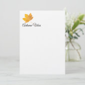Carte Vibes d'automne (Debout devant)
