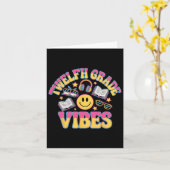 Carte Vibes de 12e année Enseignant de 12e année (Fleur jaune)