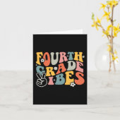 Carte Vibes de 4e année - Équipe de 4e année Rétro 1er j (Fleur jaune)