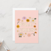 Carte Vibes de automne roses (Devant/Arrière en situation)