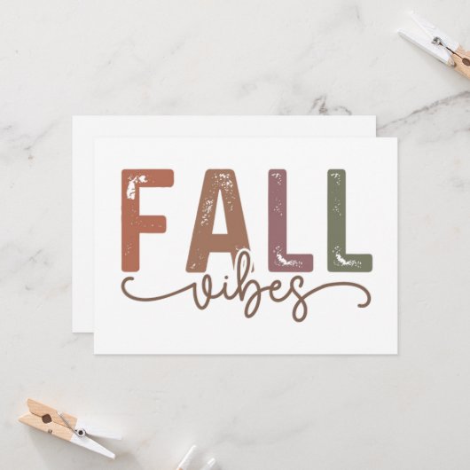 Carte Vibes de chute d'arc-en-ciel (Devant/Arrière en situation)