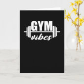 Carte Vibes De Gym (Fleur jaune)