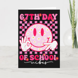 Carte Vibes de la 67e journée d'école 67 Mème Visage sou