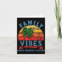 Vibes de la famille 2026 Vacances de réunion de fa