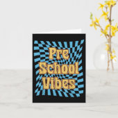 Carte Vibes De L'Enseignant Préscolaire Premier Jour Ava (Fleur jaune)