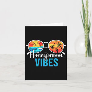 Carte Vibes de lune de miel Couples Vacances Mariage Mar