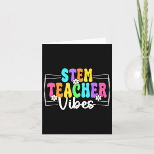 Carte Vibes des profs de STEM Retour à l'école Enseignan