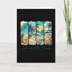 Carte Vibes d'été Vacances à la plage L'été m'emmène à