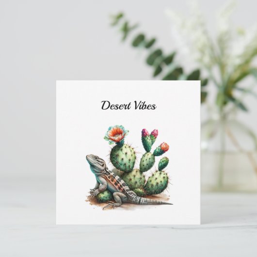 Carte Vibes du désert (Debout devant)