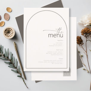 Carte Vibes du désert Mariage Arch ivoire ID1019