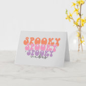 Carte Vibes Éffrayantes éffrayantes (Fleur jaune)