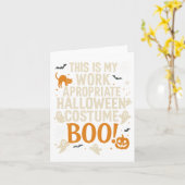 Carte Vibes éffrayantes Retro Ghost Coquette Bow Hallowe (Fleur jaune)