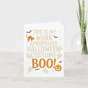 Carte Vibes éffrayantes Retro Ghost Coquette Bow Hallowe