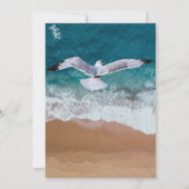 Carte Vibes Plage 5x7 uniquement Seagull Seashore Beach  (Dos)