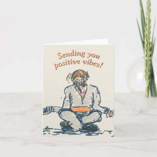 Carte "Vibes positives" (Devant)