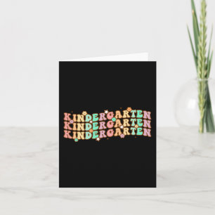 Carte Vibes super de jardin d'enfants Face Retro Enseign