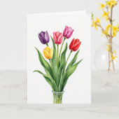 Carte Vibrant Blossom Bouquet Card (Fleur jaune)