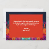 Carte Vibrant Happy Diwali (Dos)