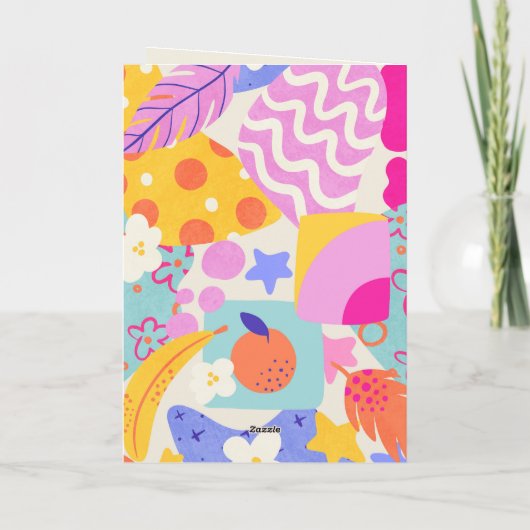 Carte Vibrant Maxi Patchwork (Dos)