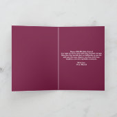 Carte Vibrant Moderne Chic Neon rose 60e anniversaire (Intérieur)