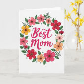 Carte Vibrant Moms Day Card (Fleur jaune)