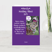 Carte Vibrations de Guérison (Dos)