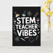 Carte Vibrations d'enseignant de TdeS, Enseignement de m (Fleur jaune)