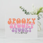 Carte Vibrations Effrayantes Effrayantes Effrayantes (Debout devant)