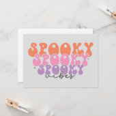 Carte Vibrations Effrayantes Effrayantes Effrayantes (Devant/Arrière en situation)