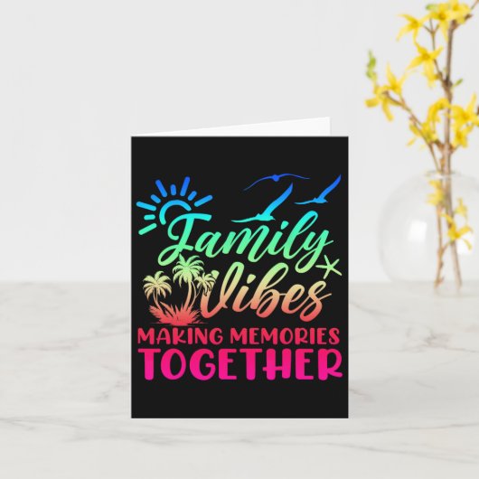 Carte Vibrations familiales Créer des souvenirs 2025 Réu (Fleur jaune)