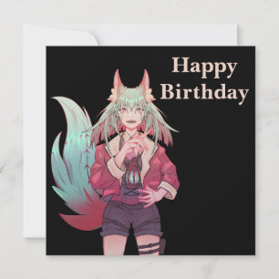 Carte Vibre Anime girl