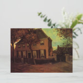 Carte Vicarage à Nuenen par Vincent van Gogh (Debout devant)