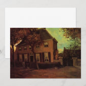 Carte Vicarage à Nuenen par Vincent van Gogh (Devant / Derrière)