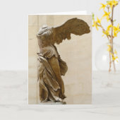 Carte Victoire à ailes de Samothrace (Fleur jaune)