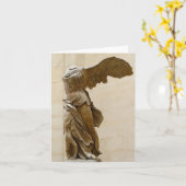 Carte Victoire à ailes de Samothrace (Fleur jaune)