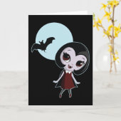 Carte Victoria la vampire (Fleur jaune)