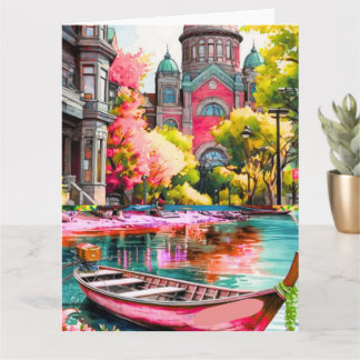 Carte Victoria Travel Art Postcard, Travel Art Postcard,