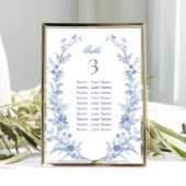 Carte Victorian Blue French Garden