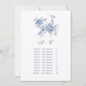 Carte Victorian Blue French Garden (Devant)