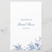 Carte Victorian Blue French Garden Wings & Advice (Dos)